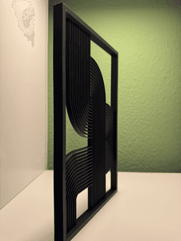 Бохо line art декорация, интериорен кадър