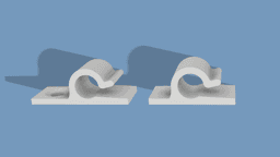 Здрави клипси за кабели, два вида монтаж