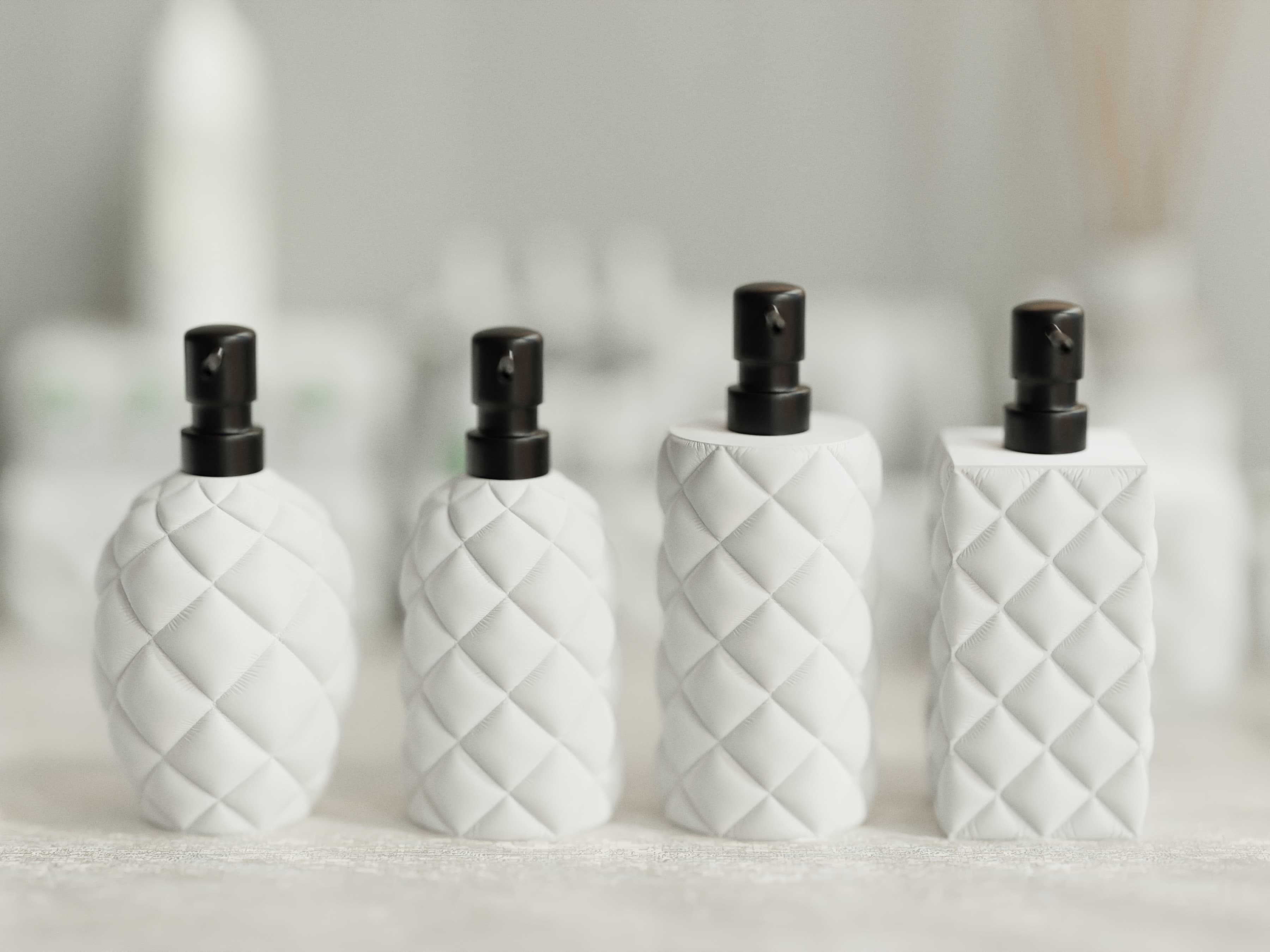 Диспенсър за сапун (Oval Classic) - Inflated Bathroom Set