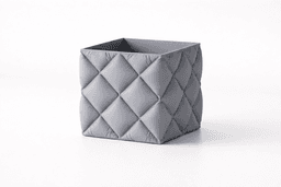 Кашпа Inflated Soft Cloth - сив вариант