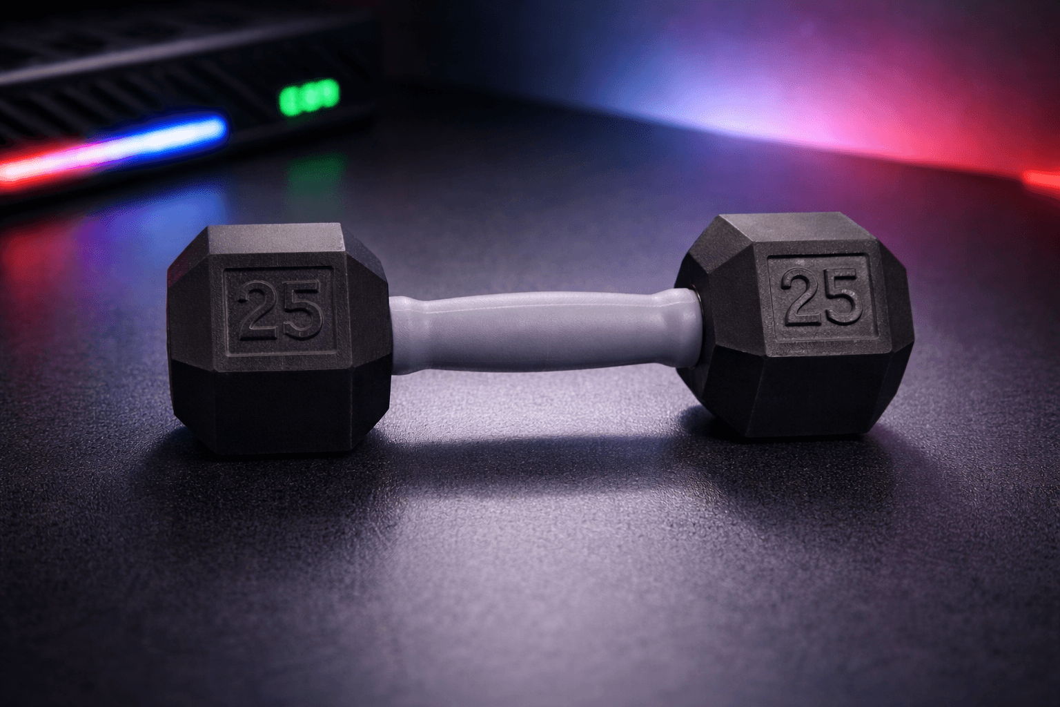 Детски дъмбел "25 lb" - декор и игра