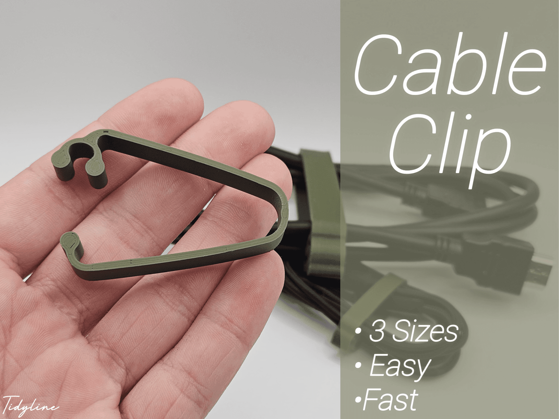 Клипс за кабели Tidyline Snap (M и L)