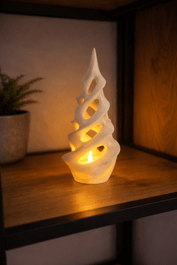 Коледна елха за LED чаена свещ