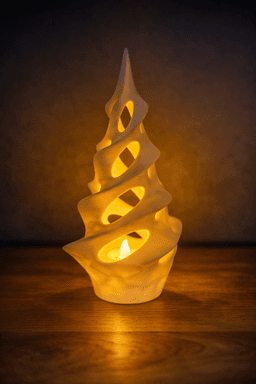 Коледна елха за LED чаена свещ - детайл