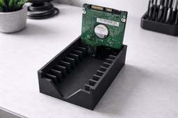 Кутия за 10 SSD/HDD диска 2.5 inch - продуктова снимка