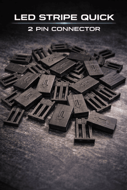 Бърз конектор за LED лента 2 pin - комплект