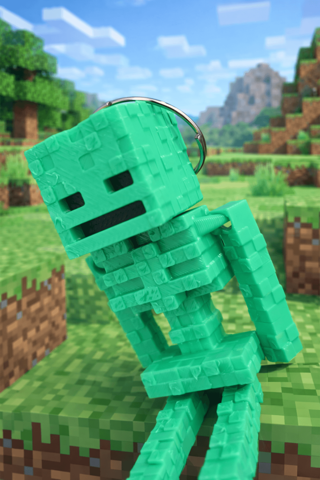 Minecraft Skeleton - Ключодържател - Подвижен