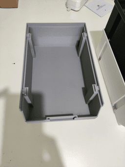 Голям стакващ се органайзер, вътрешен изглед