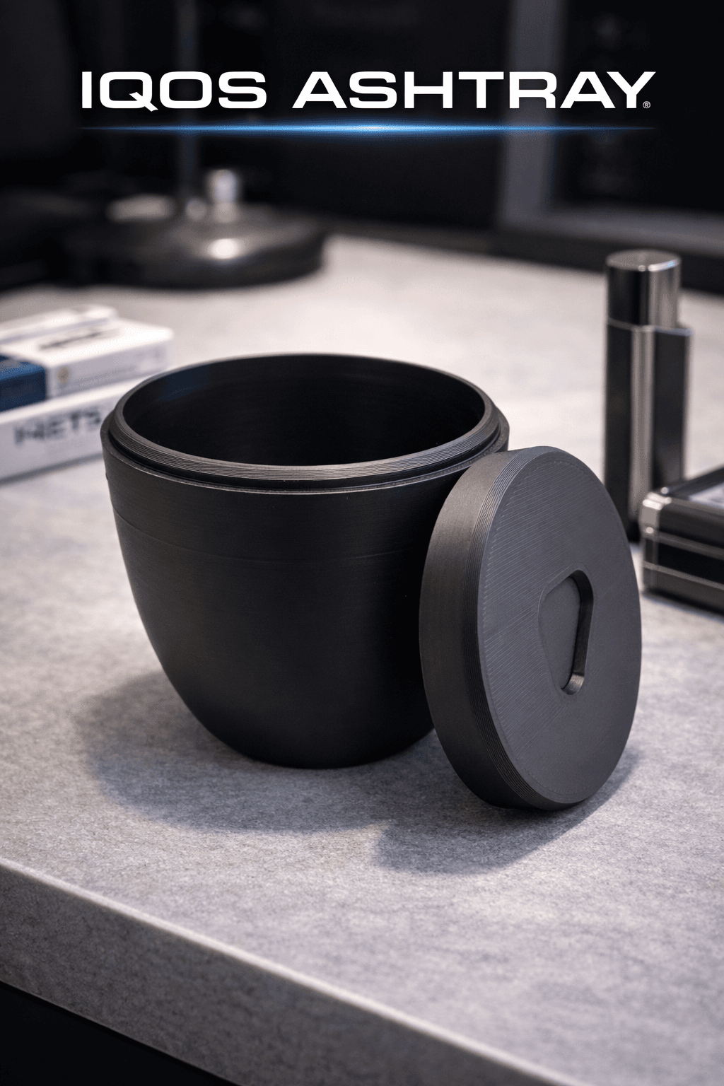 Пепелник за IQOS без миризма за Heets и Terea