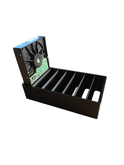 Поставка за 7 хард диска 3.5 inch - общ изглед