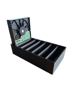 Поставка за 7 хард диска 3.5 inch - детайл