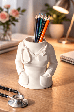 Поставка за химикали за жени лекари - айвъри бял вариант