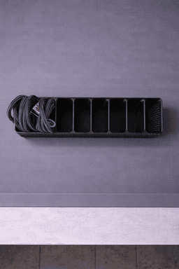 Rugged Cable Organizer 1x4 - изглед отгоре