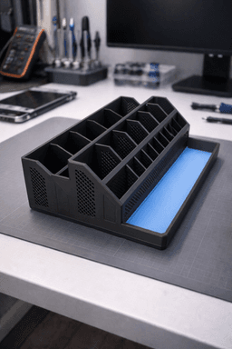 Rugged органайзер 4x6 - изглед под ъгъл