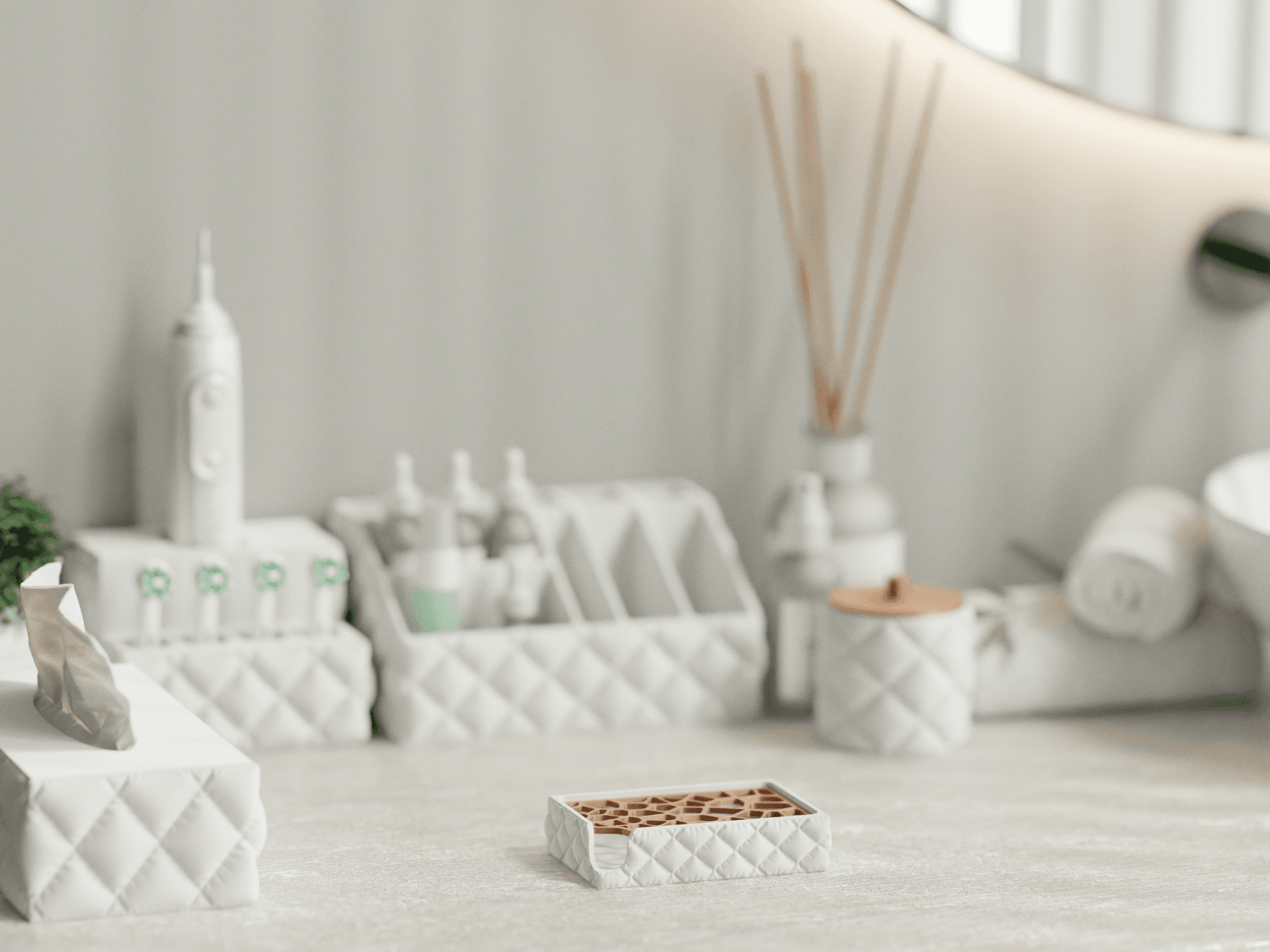 Сапунерка с капаче (Inflated Bathroom Set)