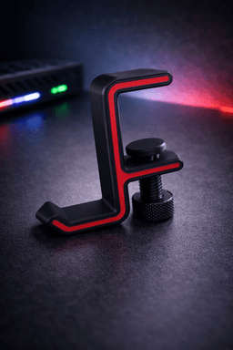 Стойка за слушалки - черен и червен вариант