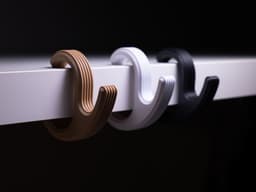 Закачалки за маса, страничен изглед