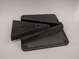 Стенна стойка VESA 100, фронтален изглед