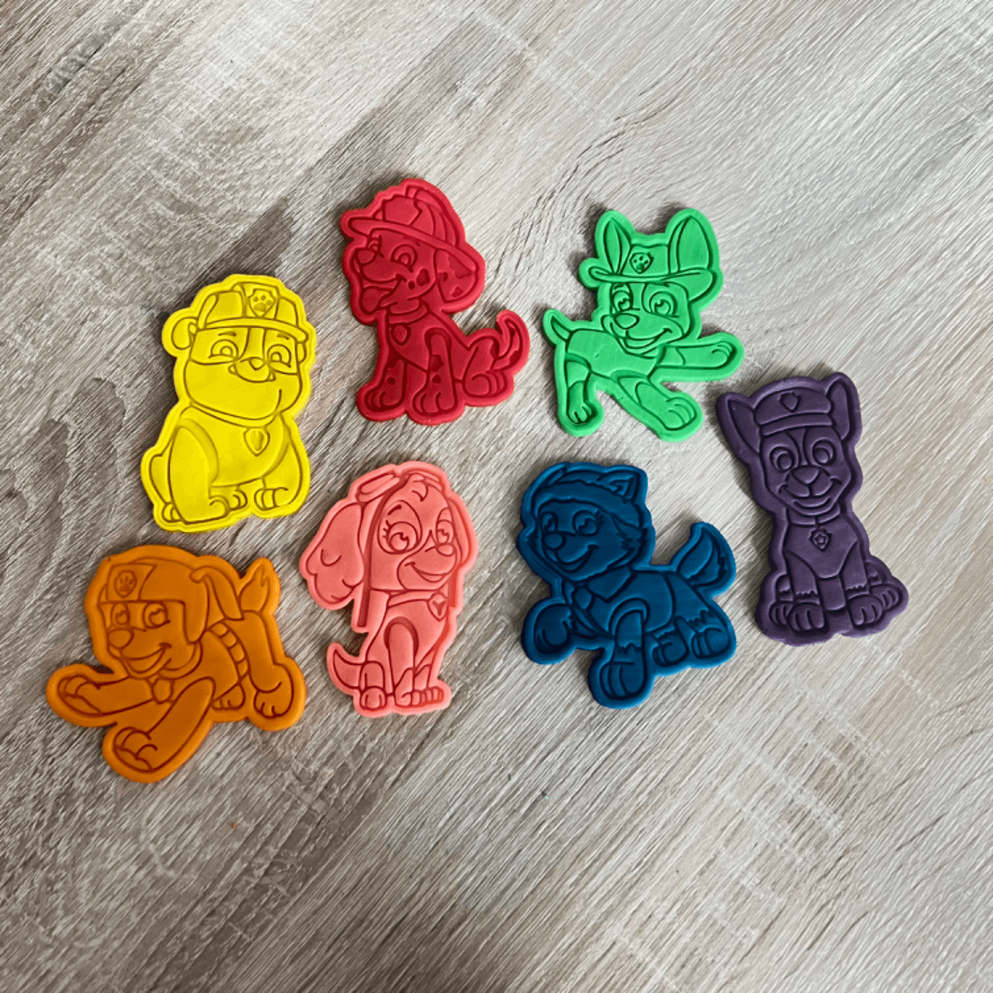 Paw Patrol cookie cutter (7 броя - различни - в комплект)