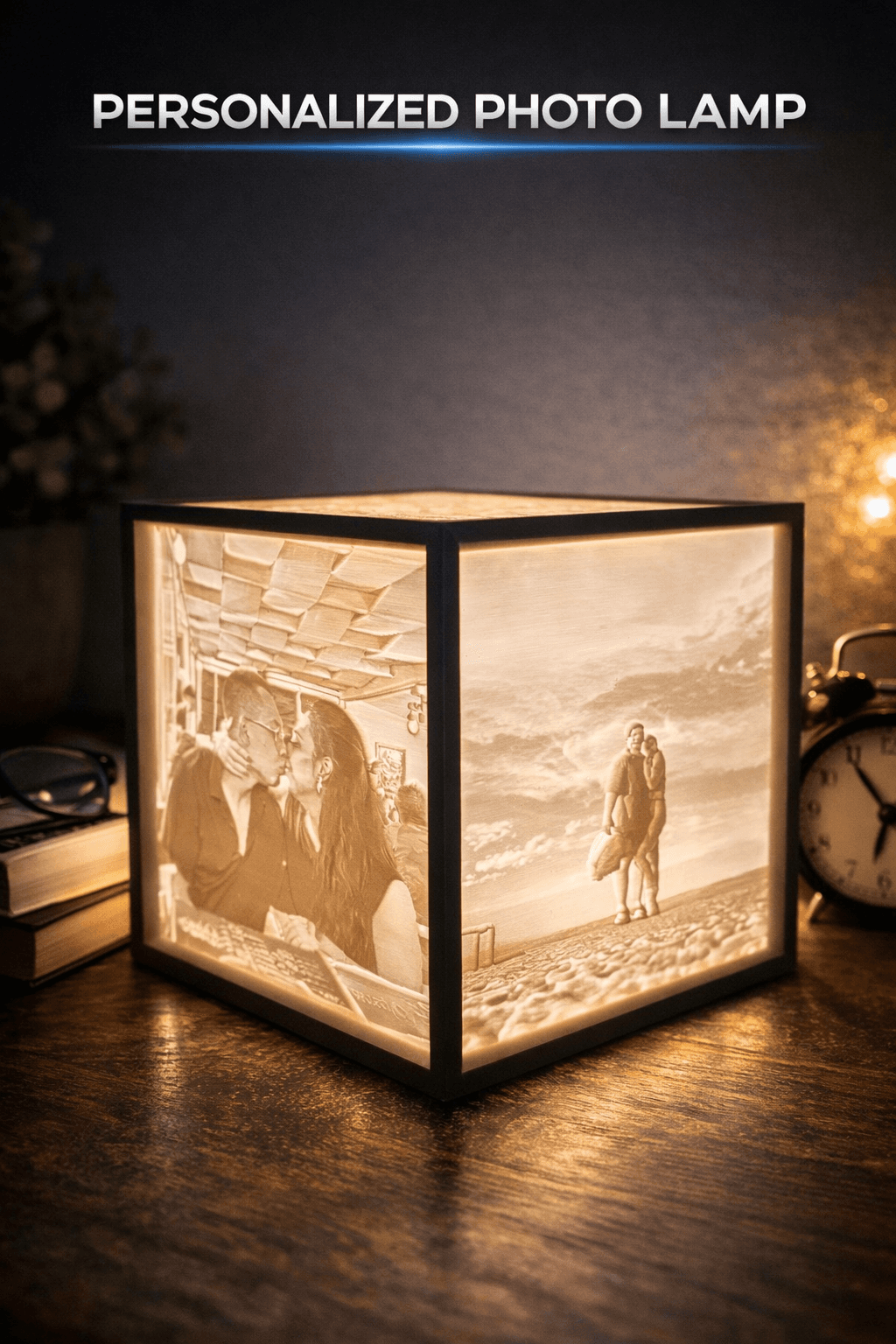 Персонализирана фото лампа lithophane